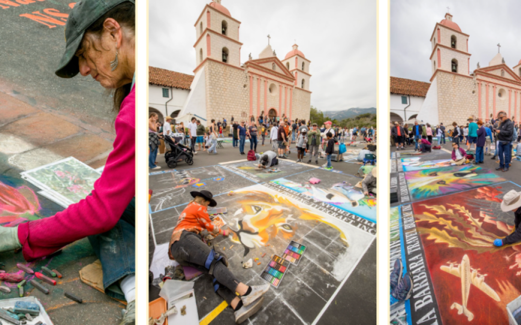 Children’s Creative Project returns to Mission Santa Barbara with the 38th annual I Madonnari Street Painting Festival